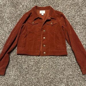 🧡Forever 21 Rust Corduroy Jacket🧡